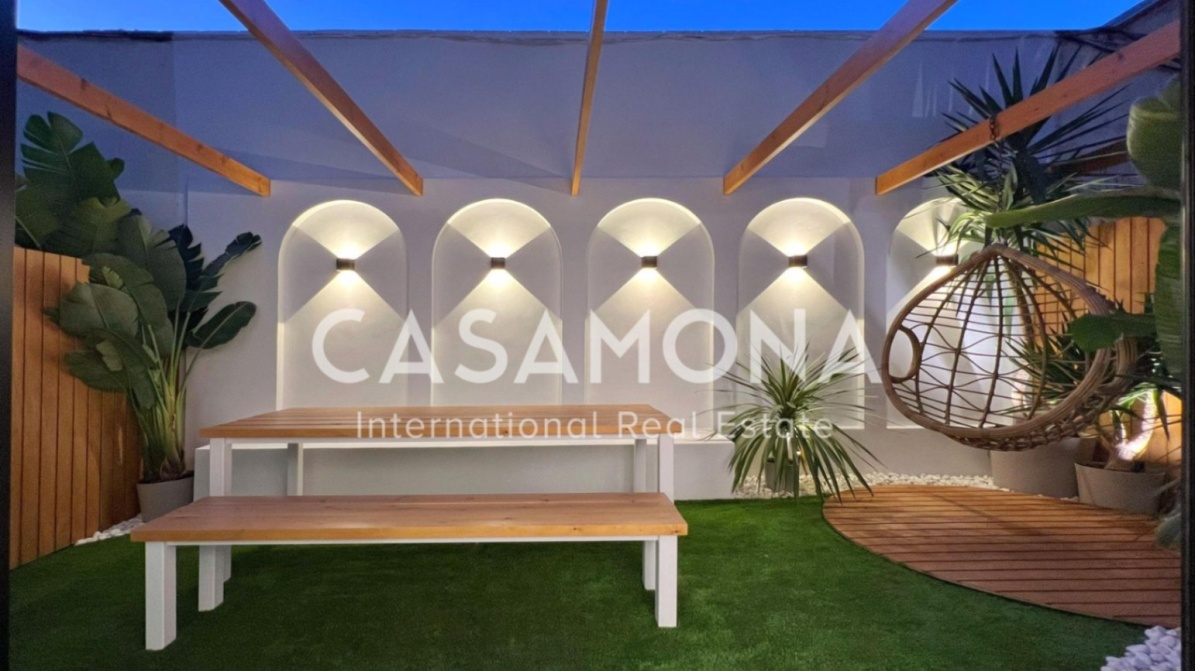 Schicke 3-Zimmer-Wohnung mit großer privater Terrasse in Eixample Esquerra