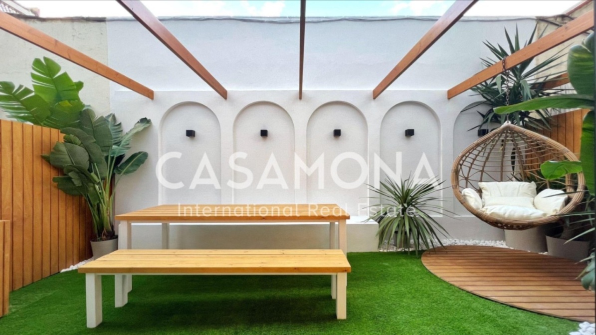 Schicke 3-Zimmer-Wohnung mit großer privater Terrasse in Eixample Esquerra