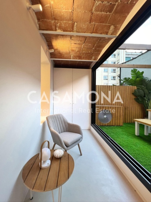 Schicke 3-Zimmer-Wohnung mit großer privater Terrasse in Eixample Esquerra