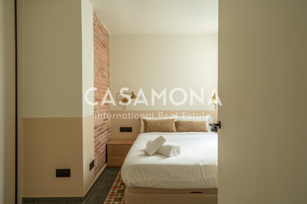 Wunderschöne Wohnung mit 2 Schlafzimmern und 2 Bädern und riesigem Balkon in Eixample Wunderschöne Wohnung mit 2 Schlafzimmern und 2 Bädern und riesigem Balkon in Eixample