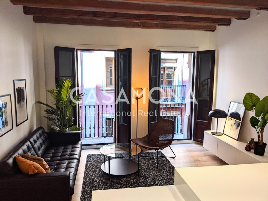 Élégant appartement de 2 chambres dans le quartier gothique historique de Barcelone