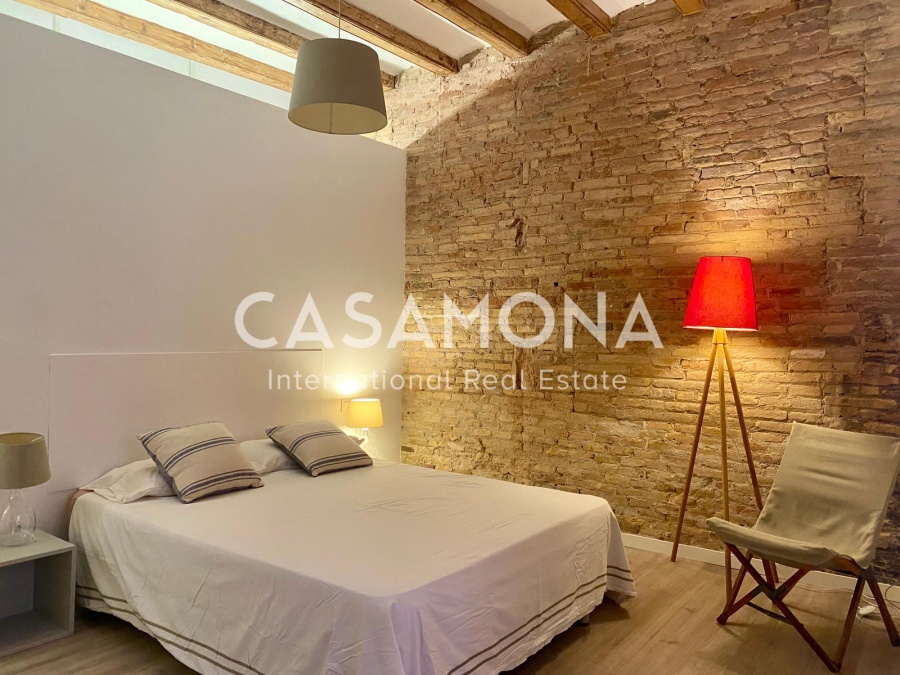 Gezellig appartement met 1 slaapkamer in Sant Pere met historische Catalaanse kenmerken