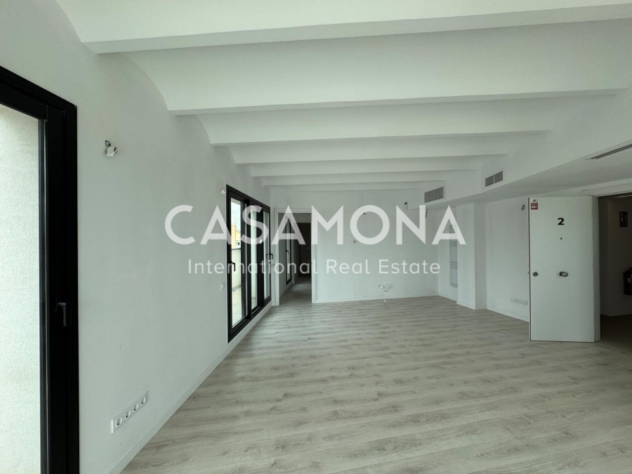 (SOLD) Modern 1-Bedroom Apartment with Breathtaking Views of Barcelona's Famous Landmarks, Mountains and the Sea