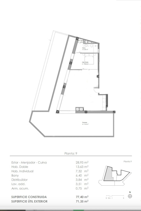 (VENDU) Appartement moderne d’une chambre avec vue imprenable sur les célèbres monuments de Barcelone, les montagnes et la mer (VENDU) Appartement moderne d’une chambre avec vue imprenable sur les célèbres monuments de Barcelone, les montagnes et la mer