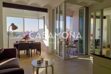 Appartement moderne de 2 chambres à Barceloneta avec vue panoramique sur la mer
