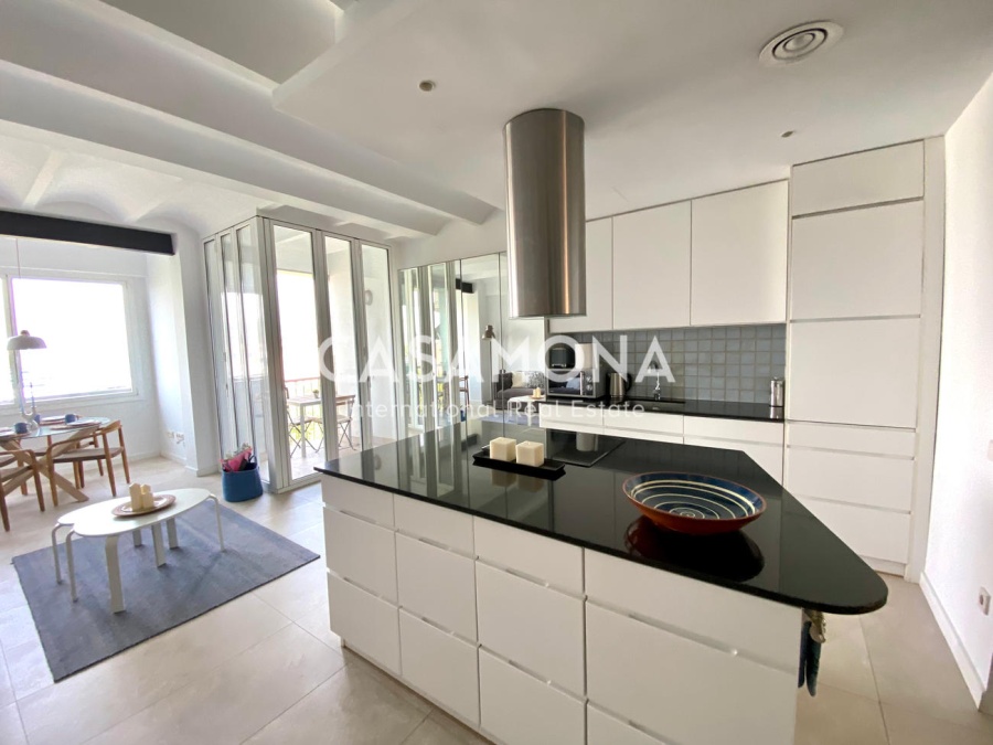 Appartement moderne de 2 chambres à Barceloneta avec vue panoramique sur la mer Appartement moderne de 2 chambres à Barceloneta avec vue panoramique sur la mer