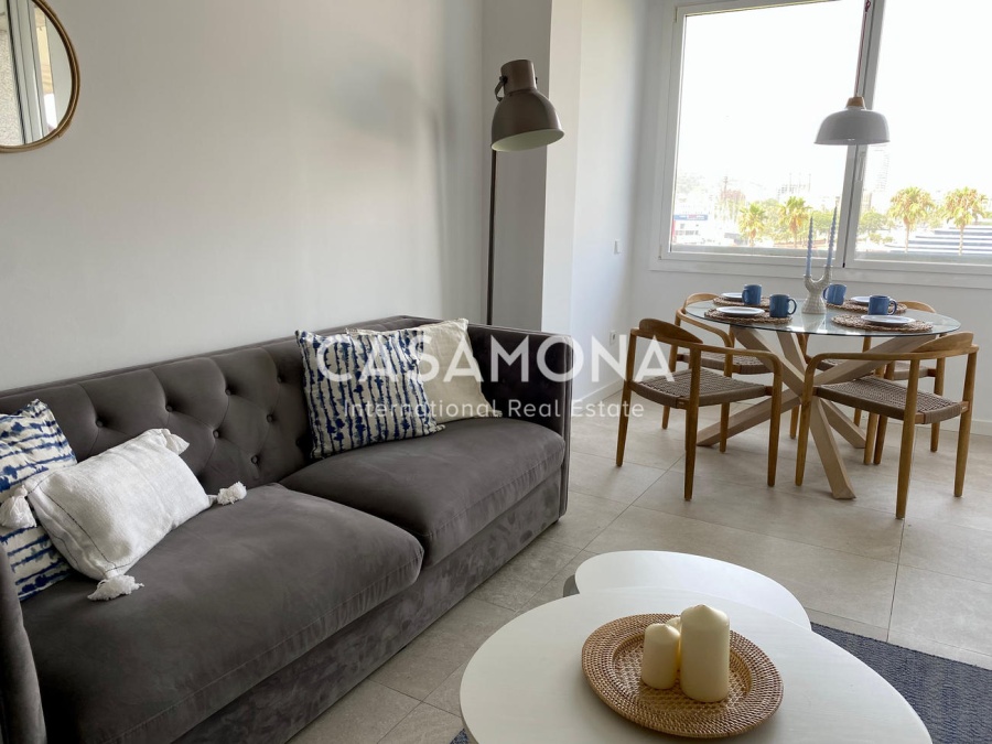 Appartement moderne de 2 chambres à Barceloneta avec vue panoramique sur la mer Appartement moderne de 2 chambres à Barceloneta avec vue panoramique sur la mer