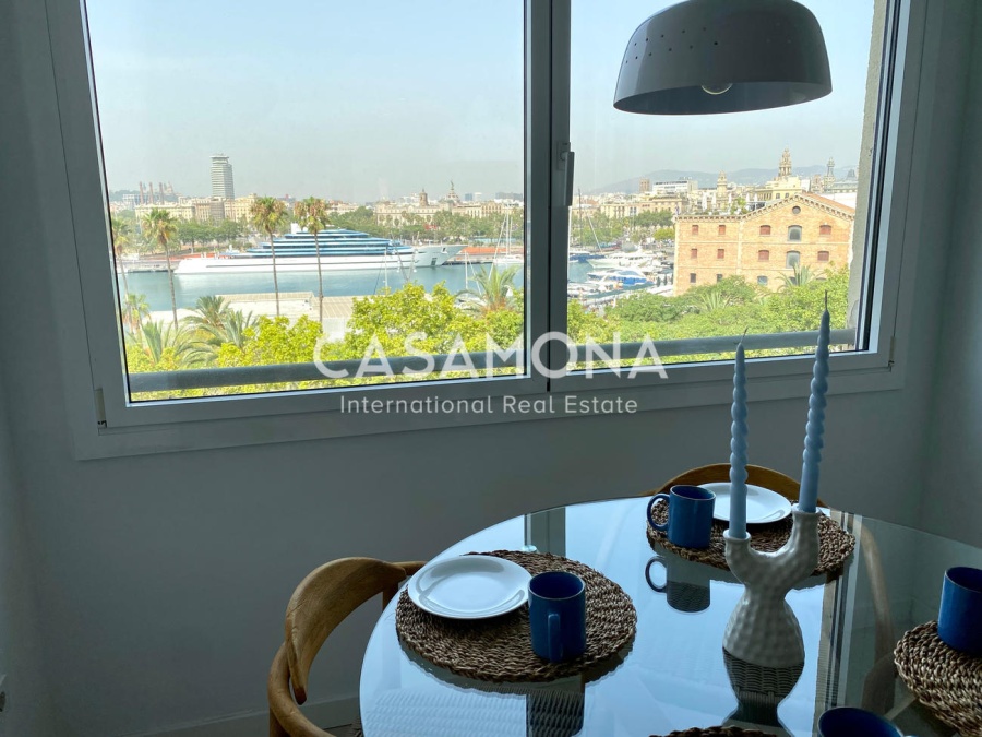 Modern apartament de 2 dormitoris a la Barceloneta amb vistes panoràmiques al mar Modern apartament de 2 dormitoris a la Barceloneta amb vistes panoràmiques al mar