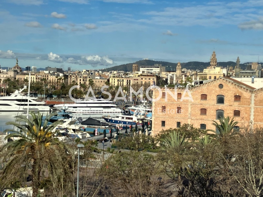 Moderno apartamento de 2 dormitorios en la Barceloneta con vistas panorámicas al mar Moderno apartamento de 2 dormitorios en la Barceloneta con vistas panorámicas al mar