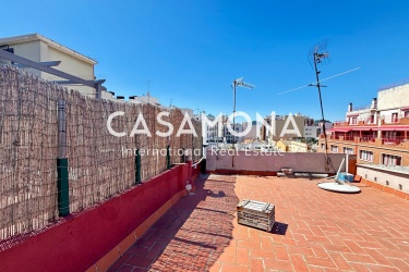 Luminoso apartamento de 2 dormitorios con balcón y dos terrazas privadas en Poblenou