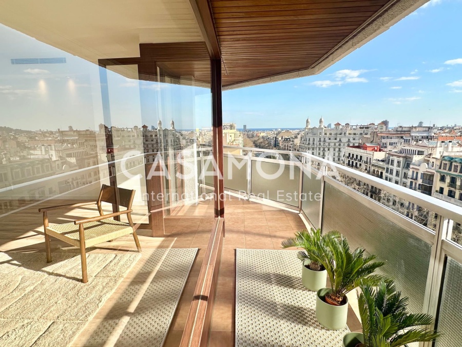 VENUT Apartament luxós amb vistes panoràmiques de l'horitzó de la Sagrada Família.