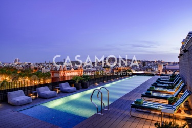 Appartement penthouse accrocheur avec grande terrasse et vue imprenable