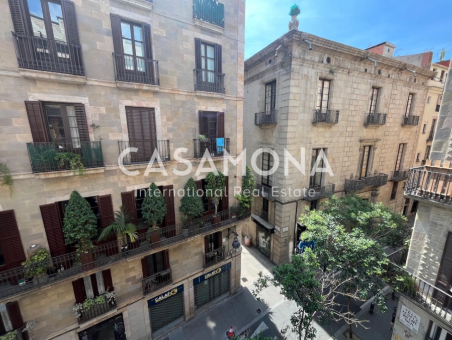 Elegant Catalan Style Apartment Inside A Historic Palace In El Gotico