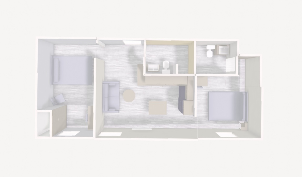 Apartament Lluminós i Totalment Renovat de 2 Habitacions al Poblenou