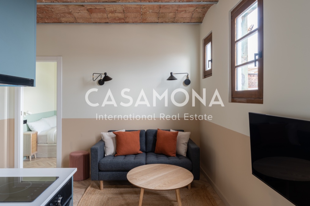 Appartement moderne de 2 chambres entièrement rénové à Poble Nou