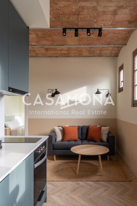 Appartement moderne de 2 chambres entièrement rénové à Poble Nou