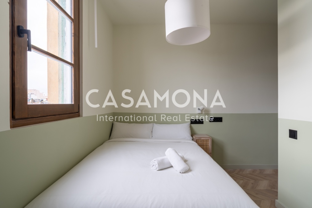 Appartement moderne de 2 chambres entièrement rénové à Poble Nou