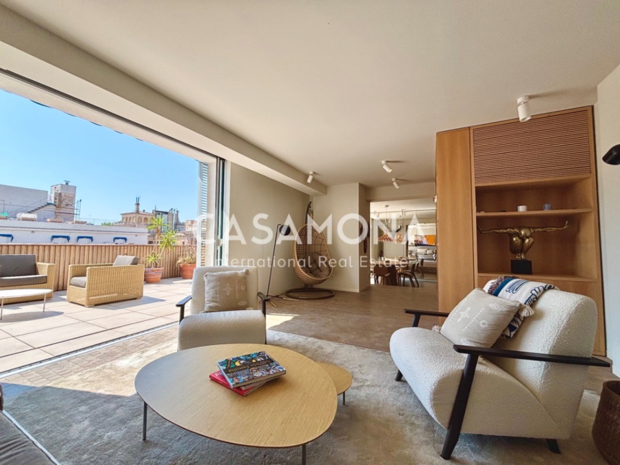 (SOLD) Pis de luxe de 3 habitacions amb terrassa privada a tocar de Via Laietana (SOLD) Pis de luxe de 3 habitacions amb terrassa privada a tocar de Via Laietana