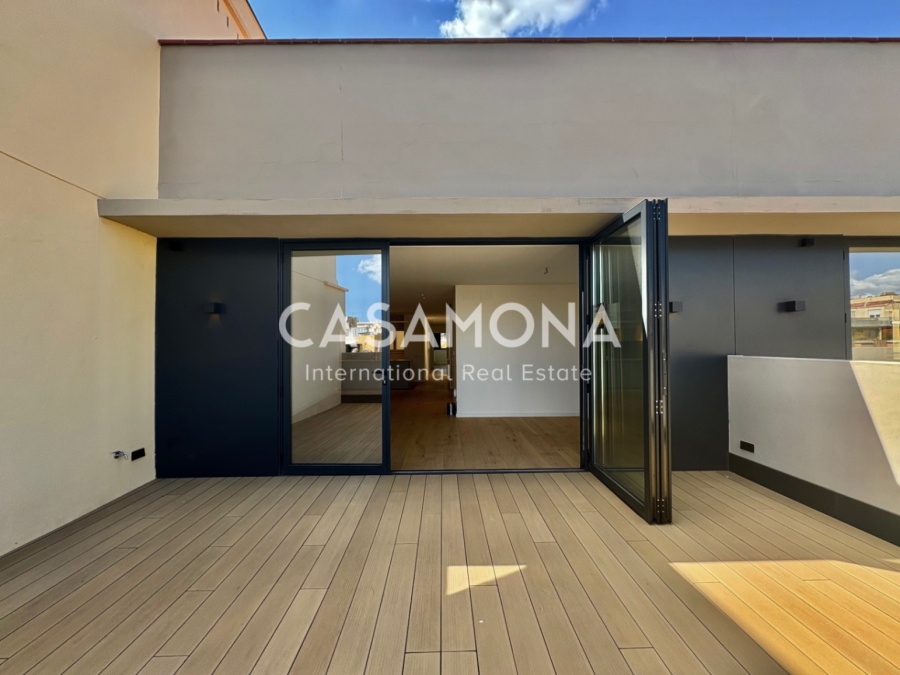 Modernes Penthouse Mit Privater Terrasse Im Herzen Von Barcelona