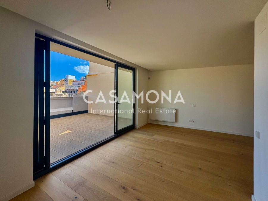 Modernes Penthouse Mit Privater Terrasse Im Herzen Von Barcelona