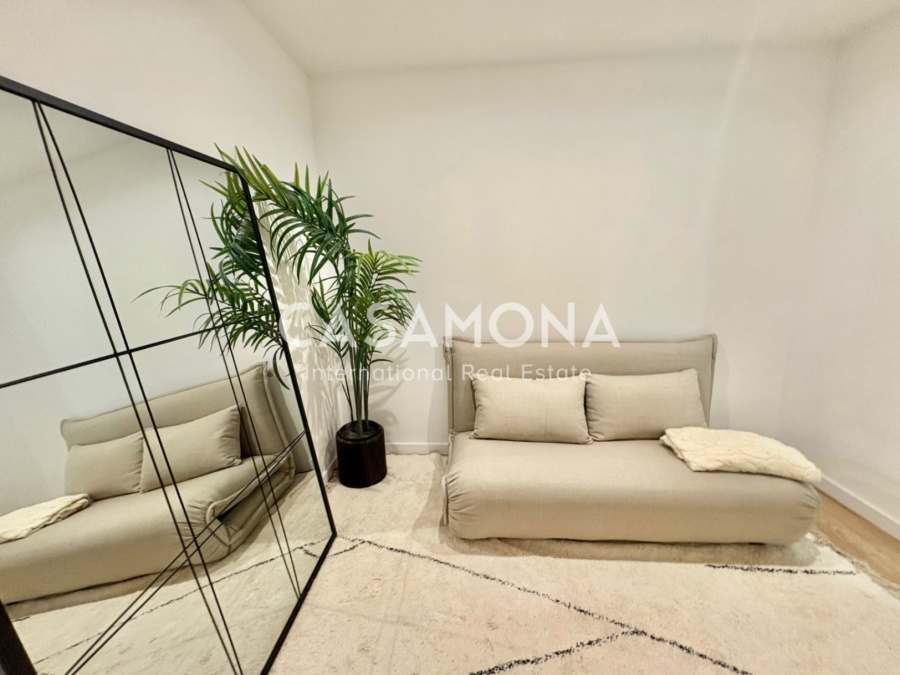 Charmant Renovierte 2-Zimmer-Wohnung mit Balkonen zur Miete in Sant Pere