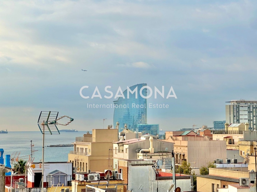 Appartement avec vue sur mer et double terrasse – projet de rénovation au grand potentiel