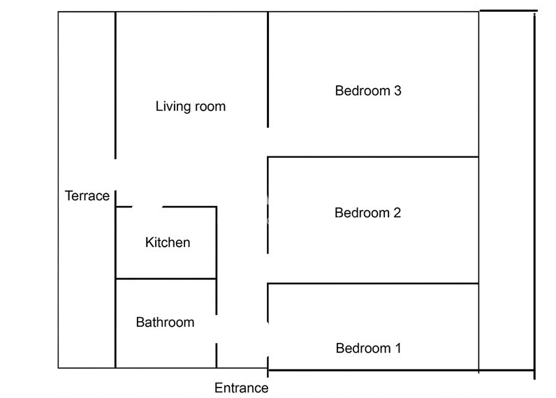 (SOLD) Apartament amb vistes al mar i doble terrassa – projecte de renovació amb molt potencial