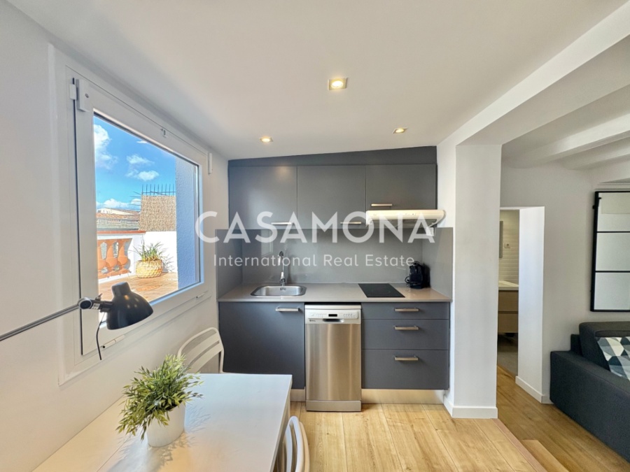 (VENUT) Àtic modern d’1 dormitori amb terrassa exclusiva i vistes excepcionals a la ciutat (VENUT) Àtic modern d’1 dormitori amb terrassa exclusiva i vistes excepcionals a la ciutat