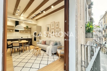 Pis a El Born amb dues habitacions i balcons assolellats
