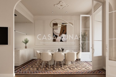 Lujoso Apartamento de 3 Dormitorios con Terraza Privada en el Quadrat d’Or Lujoso Apartamento de 3 Dormitorios con Terraza Privada en el Quadrat d’Or