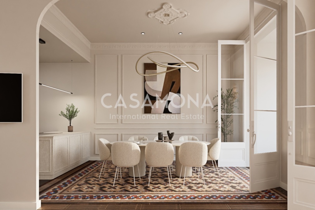 Appartement de Luxe de 3 Chambres avec Terrasse Privée dans le Quadrat d’Or