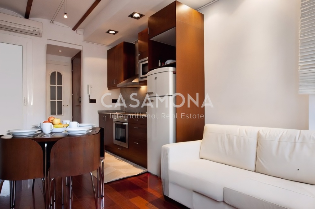 (VENUT) Apartament lluminós d’1 habitació amb llicència turística a Poble Sec