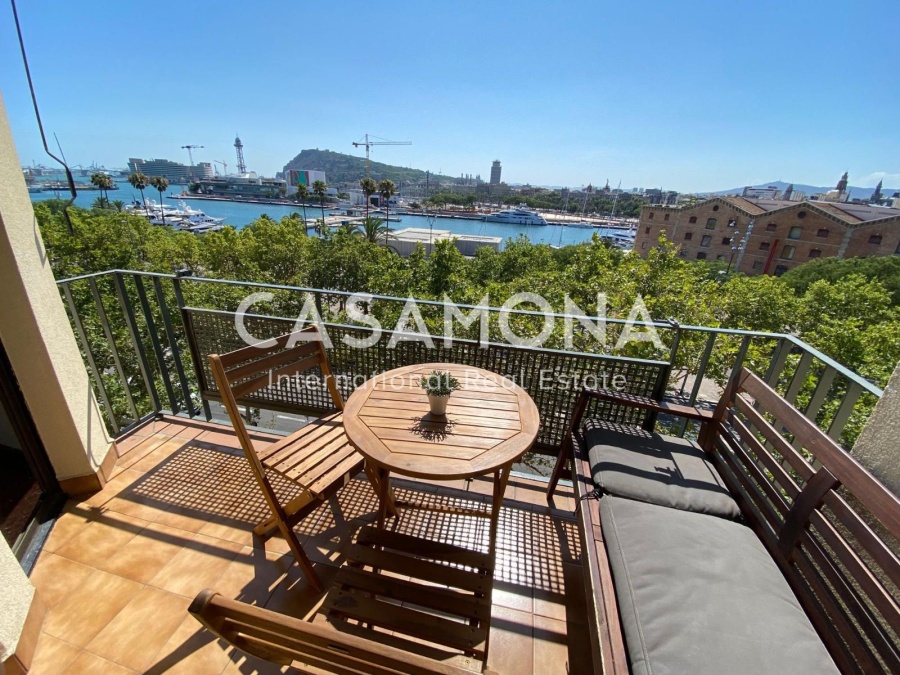 Spectacular Harbour Views, Private Terrace & Elevator on Joan de Borbó – Best Views in BCN! Spectacular Harbour Views, Private Terrace & Elevator on Joan de Borbó – Best Views in BCN!