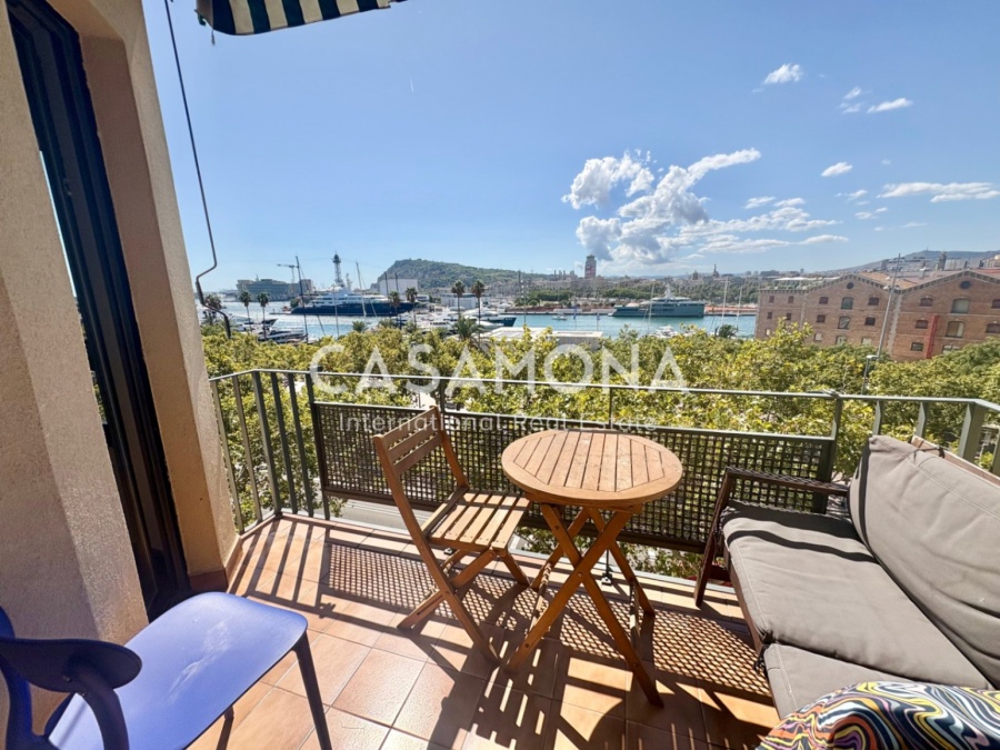 Spectacular Harbour Views, Private Terrace & Elevator on Joan de Borbó – Best Views in BCN! Spectacular Harbour Views, Private Terrace & Elevator on Joan de Borbó – Best Views in BCN!
