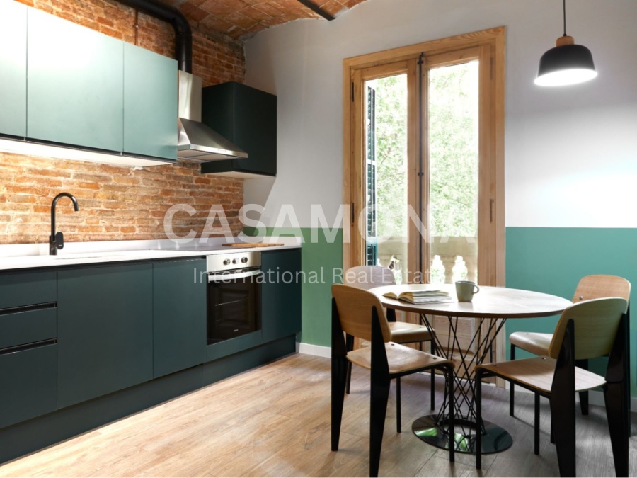 Apartamento moderno de 3 habitaciones en Poble Sec