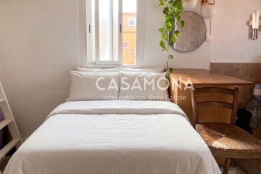 FOR INVESTORS (No Rental Price Cap) Dual Studio Penthouse with Sea-View Community Terrace in Barceloneta