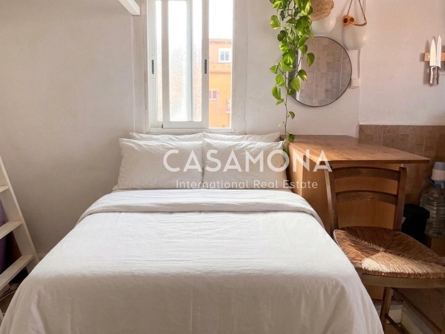 PARA INVERSORES (Sin Limite de Precio del Alquiler) Atico con Dos Estudios y Terraza Comunitaria con Vistas al Mar en la Barceloneta