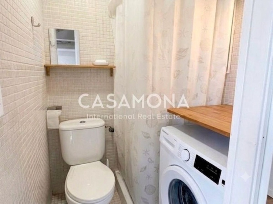 FOR INVESTORS (No Rental Price Cap) Dual Studio Penthouse with Sea-View Community Terrace in Barceloneta