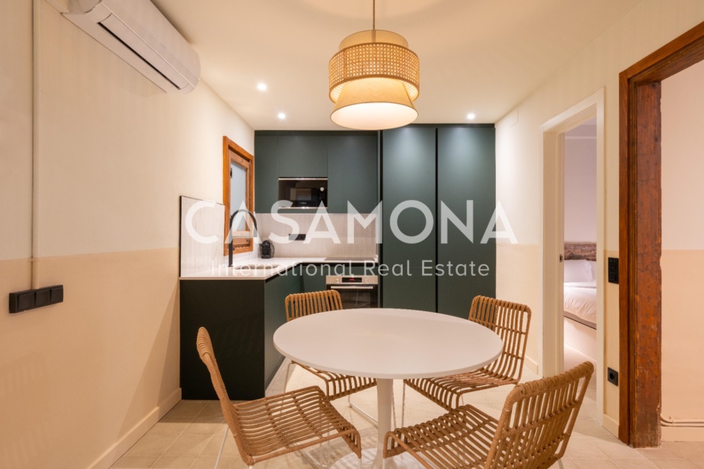 Stilvolle 61m² Wohnung mit Patio in Eixample Dreta Stilvolle 61m² Wohnung mit Patio in Eixample Dreta
