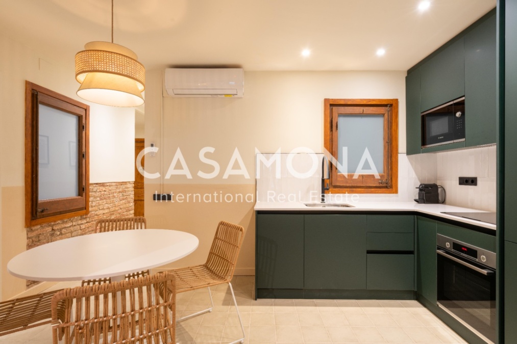Stilvolle 61m² Wohnung mit Patio in Eixample Dreta Stilvolle 61m² Wohnung mit Patio in Eixample Dreta