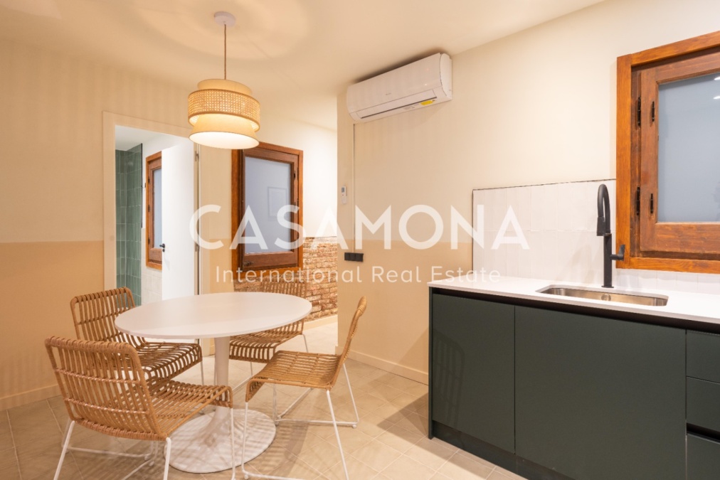Stilvolle 61m² Wohnung mit Patio in Eixample Dreta Stilvolle 61m² Wohnung mit Patio in Eixample Dreta