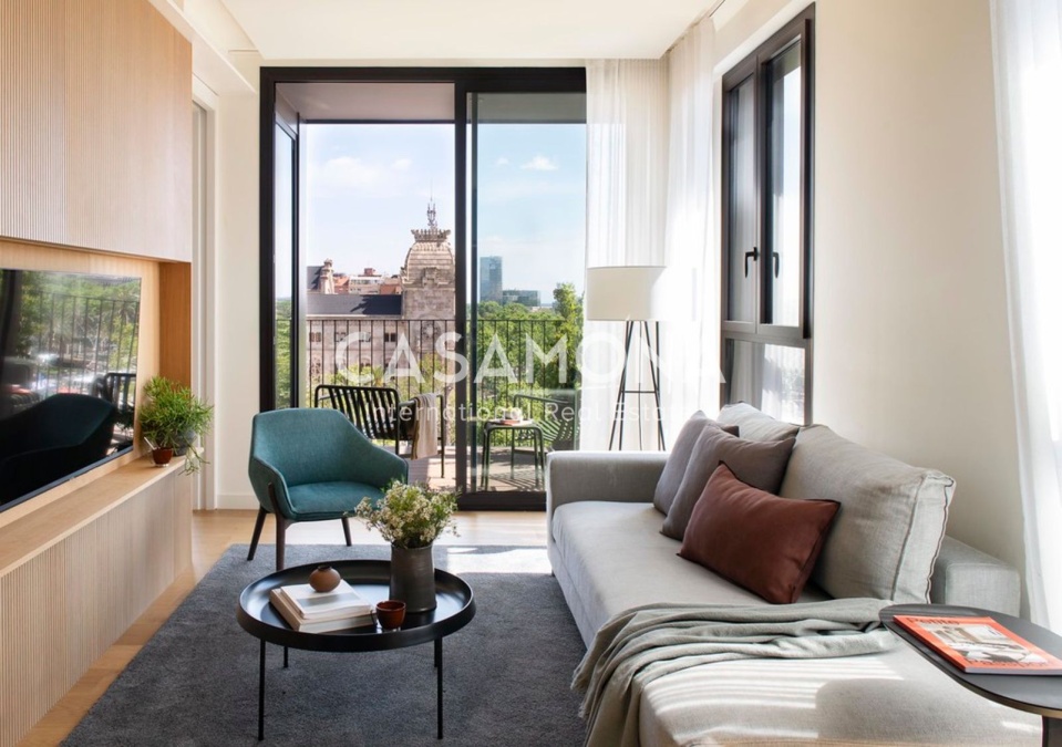 Apartament modern de 2 dormitoris amb terrassa privada a Barcelona Apartament modern de 2 dormitoris amb terrassa privada a Barcelona
