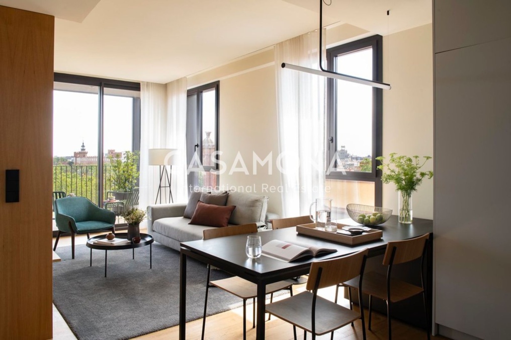 Modern 2-Bedroom Apartment with Private Terrace in Barcelona Modern 2-Bedroom Apartment with Private Terrace in Barcelona
