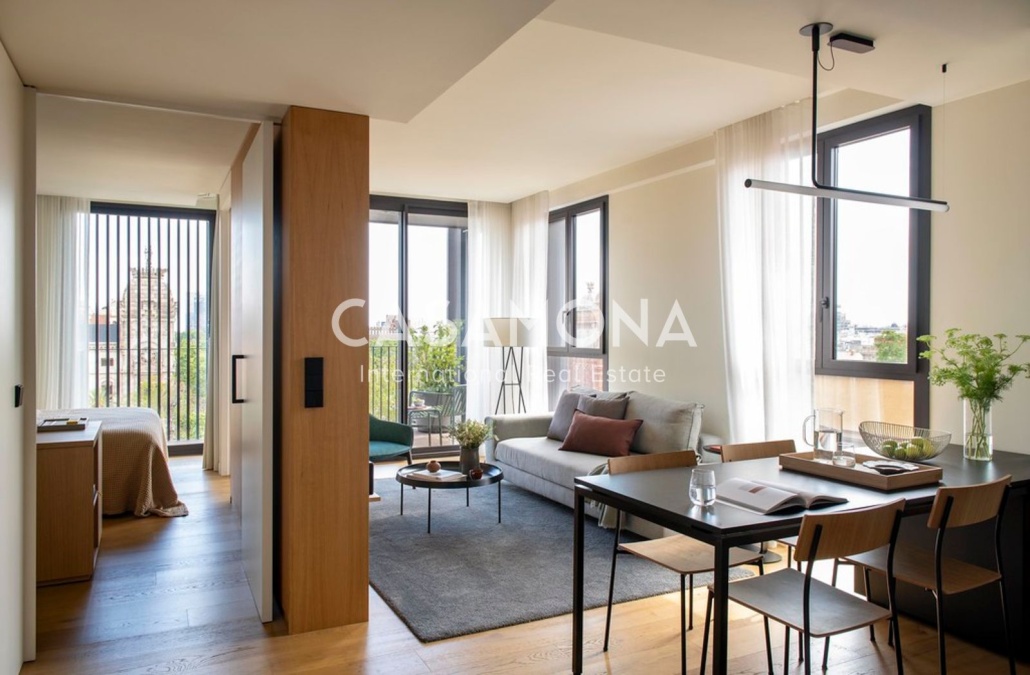 Modern 2-Bedroom Apartment with Private Terrace in Barcelona Modern 2-Bedroom Apartment with Private Terrace in Barcelona