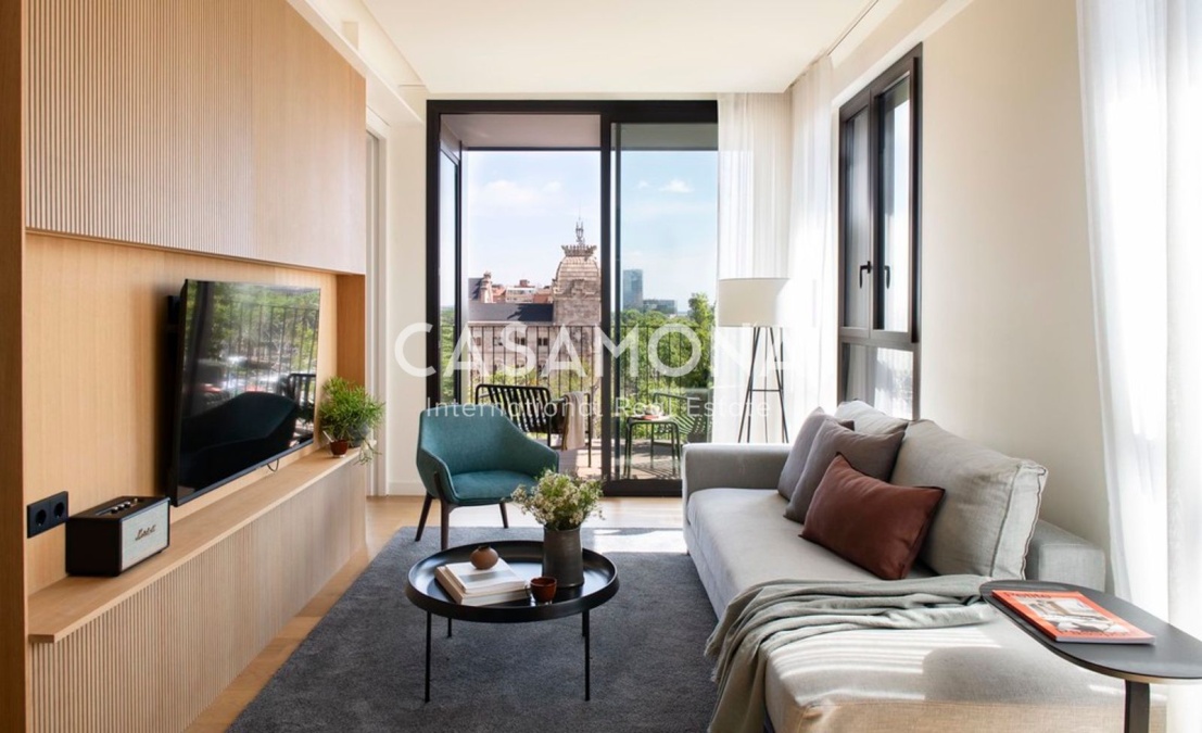 Apartament modern de 2 dormitoris amb terrassa privada a Barcelona Apartament modern de 2 dormitoris amb terrassa privada a Barcelona