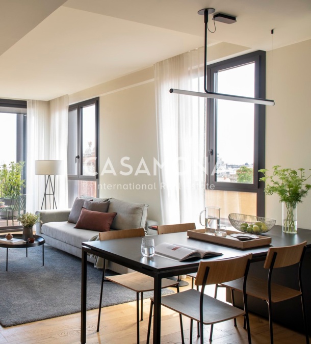 Modern 2-Bedroom Apartment with Private Terrace in Barcelona Modern 2-Bedroom Apartment with Private Terrace in Barcelona