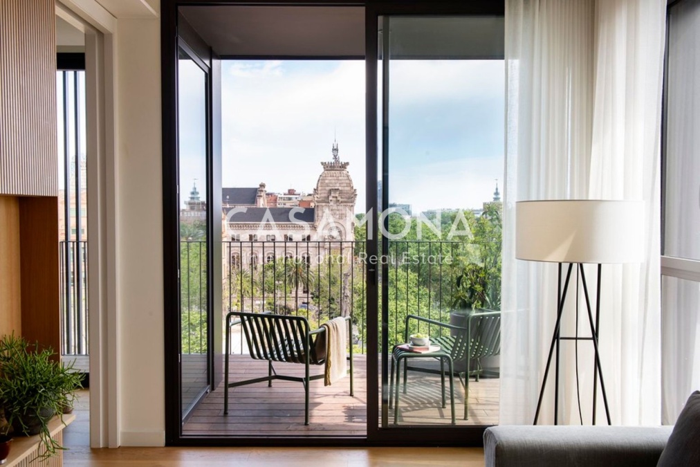 Apartament modern de 2 dormitoris amb terrassa privada a Barcelona Apartament modern de 2 dormitoris amb terrassa privada a Barcelona