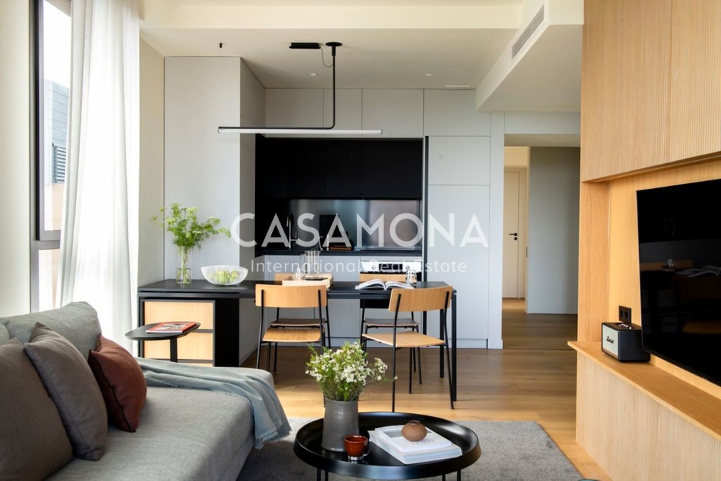 Apartament modern de 2 dormitoris amb terrassa privada a Barcelona Apartament modern de 2 dormitoris amb terrassa privada a Barcelona