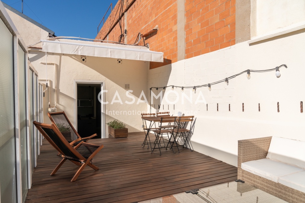 Stunning 1 Bedroom Apartment with Private Terrace in the Heart of Sant Antoni 