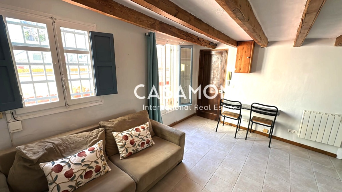 Elegant 1-Bedroom Penthouse with Elevator & Community Terrace in the Heart of The Gothic Quarter 